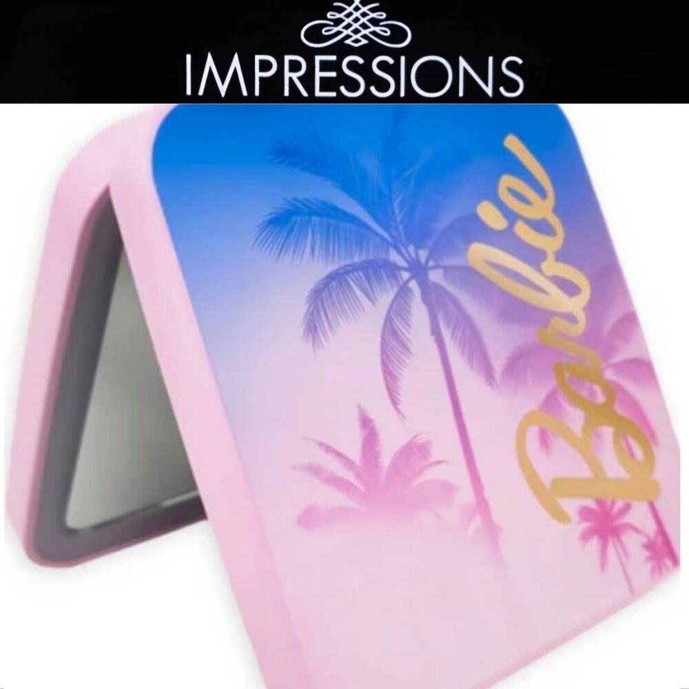 Impressions X Barbie Beach Dream LED Compact Mirror